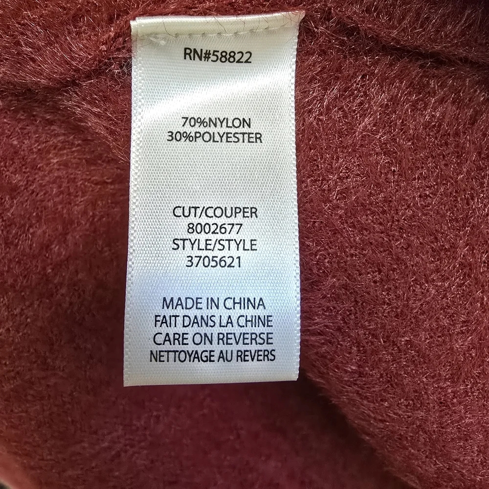 NWT MAX STUDIO LONDON Long Sleeve Open Teddy Soft Cardigan Patch Pockets Size L